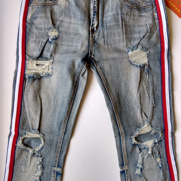 Cooper 9 Distressed Jeans Size 36 - Picture 4 of 7